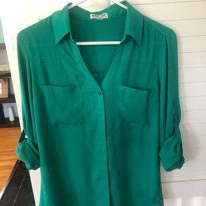 Express Slim Fit Portofino Shirt